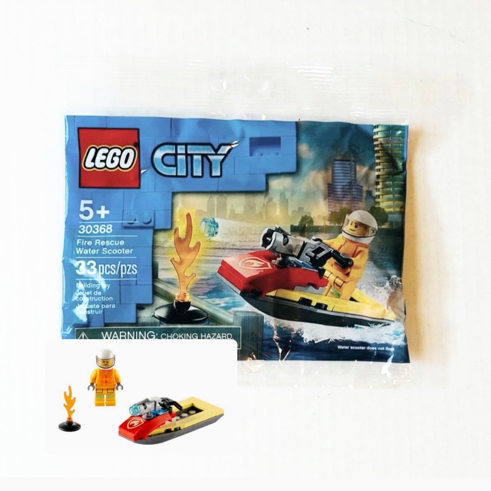 LEGO City Fire Rescue Water Scooter 30368 Polybag (Retired)
